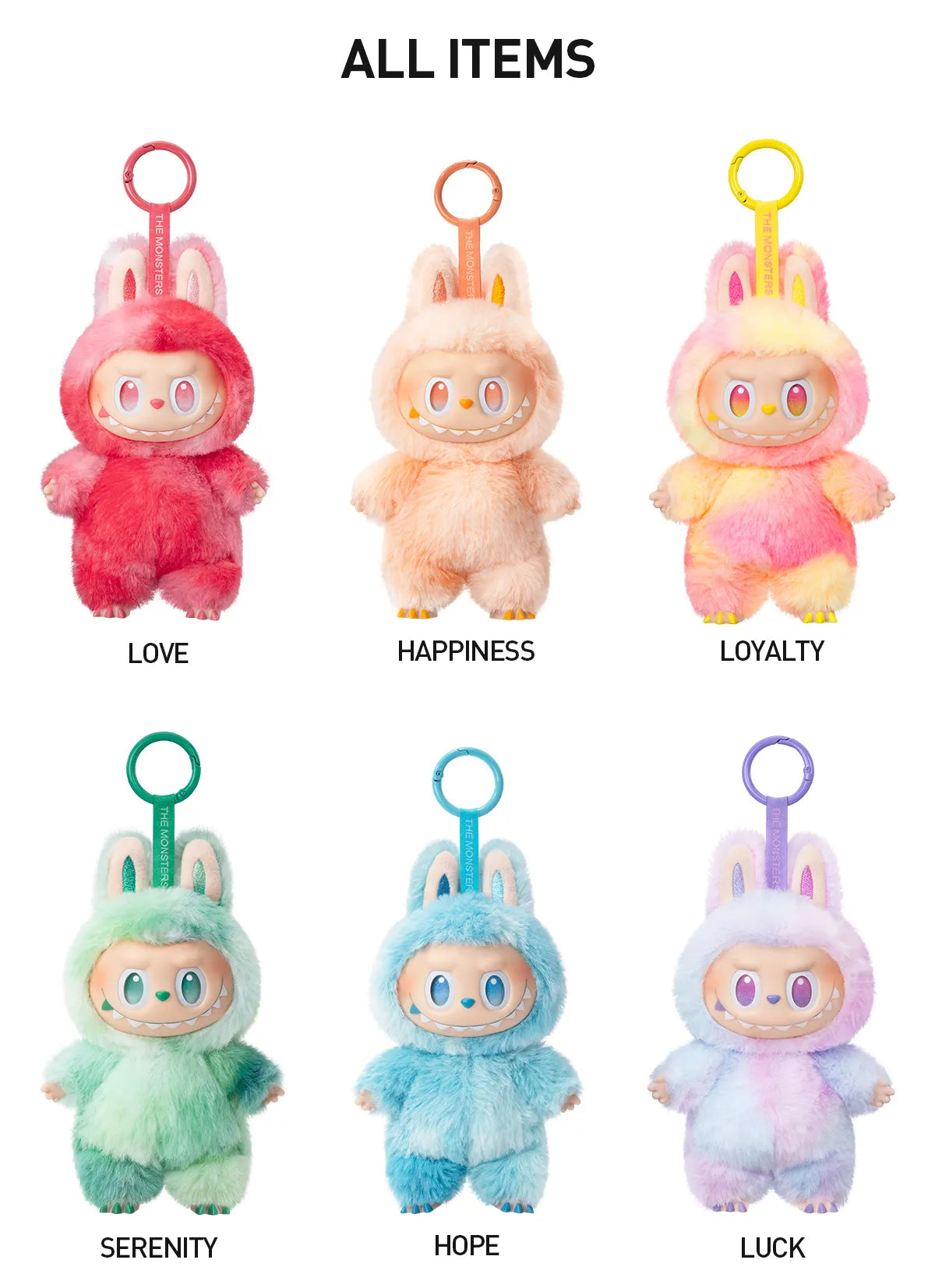 (PRE ORDERS) THE MONSTERS Big into Energy Series-Vinyl Plush Pendant Blind Box - Single