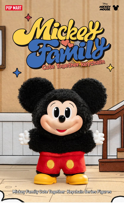 Mickey Family Cute Together Keychain Series Figures- Single